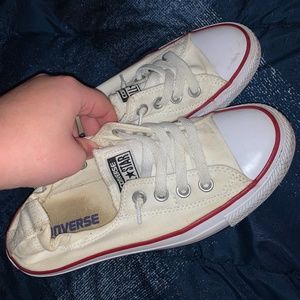 White Classic All Star Converse Size 6